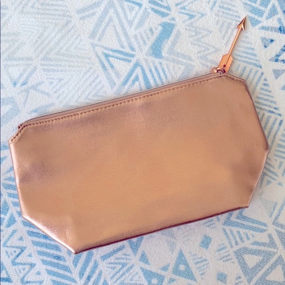 Lancome Handbags - Lancôme Rose Gold Makeup Bag 💘